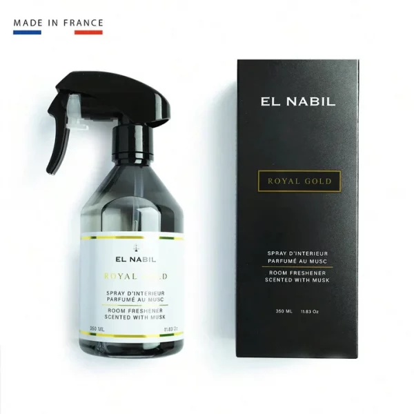 Spray d'intérieur et textile El Nabil Royal Gold 350ml